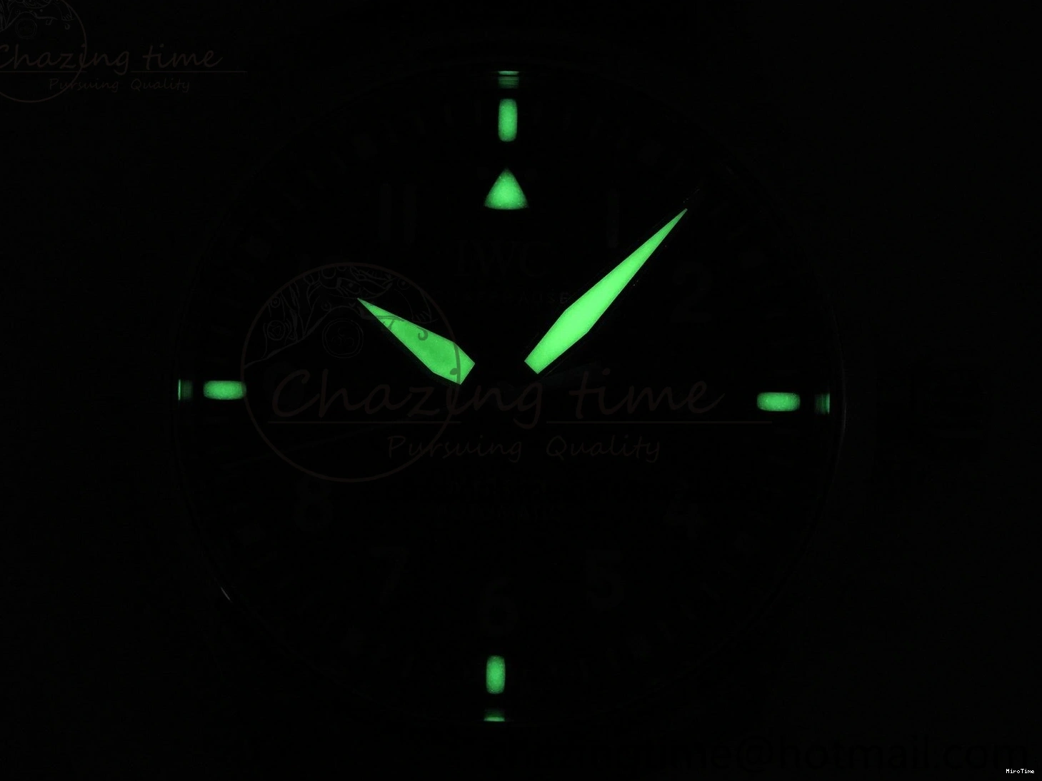 MIROTIME 0514 Pilot Mark XX IW328205 ZF 1:1 Best Edition Green Dial on Brown Leather Strap A UrbanStyle 7029